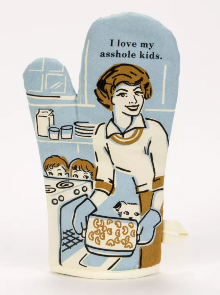 Love My Asshole Kids Oven Mitt-Kitchen-Blue Q-Usher & Co - Women's Boutique Located in Atoka, OK and Durant, OK