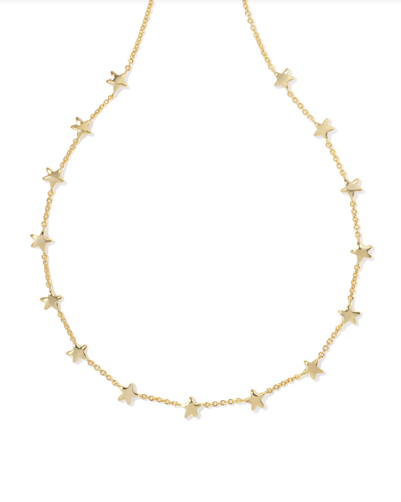 Kendra Scott: Sierra Star Necklace -Gold-Necklaces-Kendra Scott-Usher & Co - Women's Boutique Located in Atoka, OK and Durant, OK