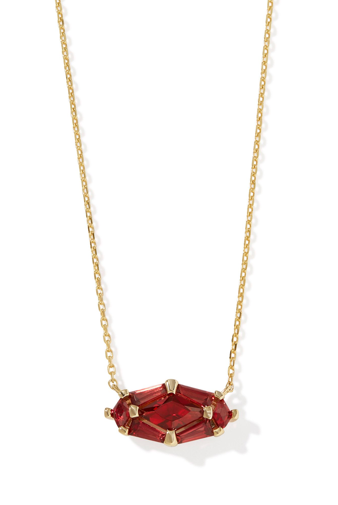 Kendra Scott: Lindy Rae Elisa Necklace-Gold-7- Jewelry-Kendra Scott-Usher & Co - Women's Boutique Located in Atoka, OK and Durant, OK