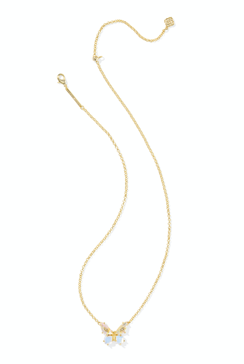 KENDRA SCOTT: Bianca Butterfly Pendant Necklace-Gold Iridescent White-7- Jewelry-Kendra Scott-Usher & Co - Women's Boutique Located in Atoka, OK and Durant, OK