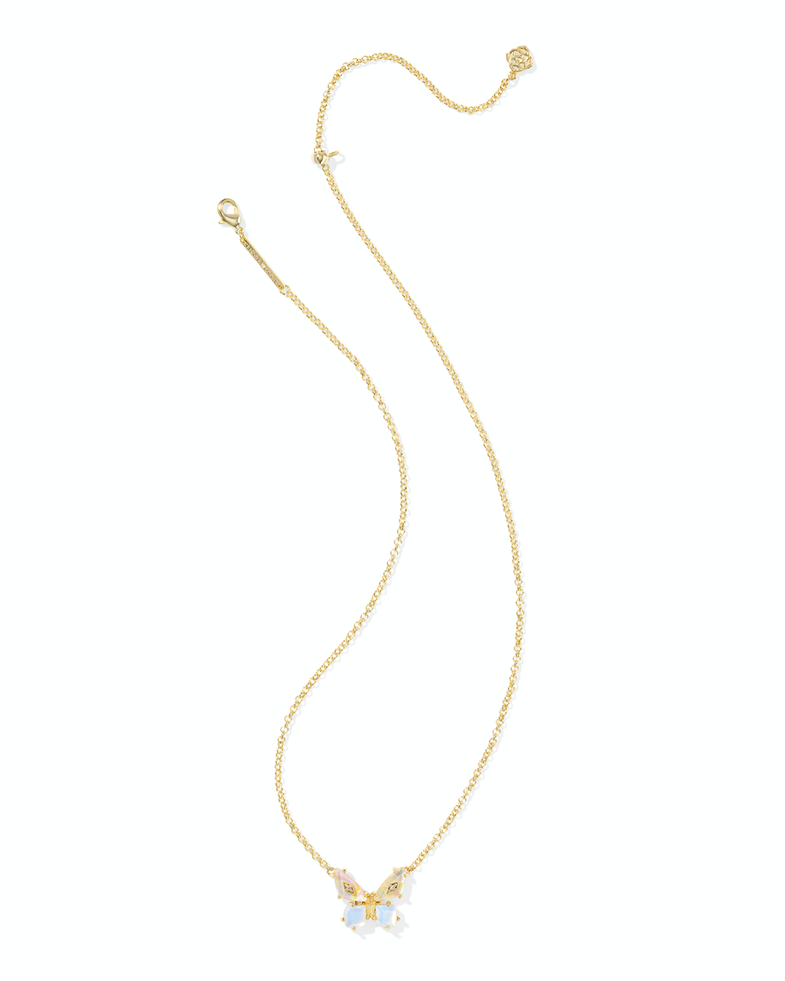 KENDRA SCOTT: Bianca Butterfly Pendant Necklace-Gold Iridescent White-7- Jewelry-Kendra Scott-Usher & Co - Women's Boutique Located in Atoka, OK and Durant, OK
