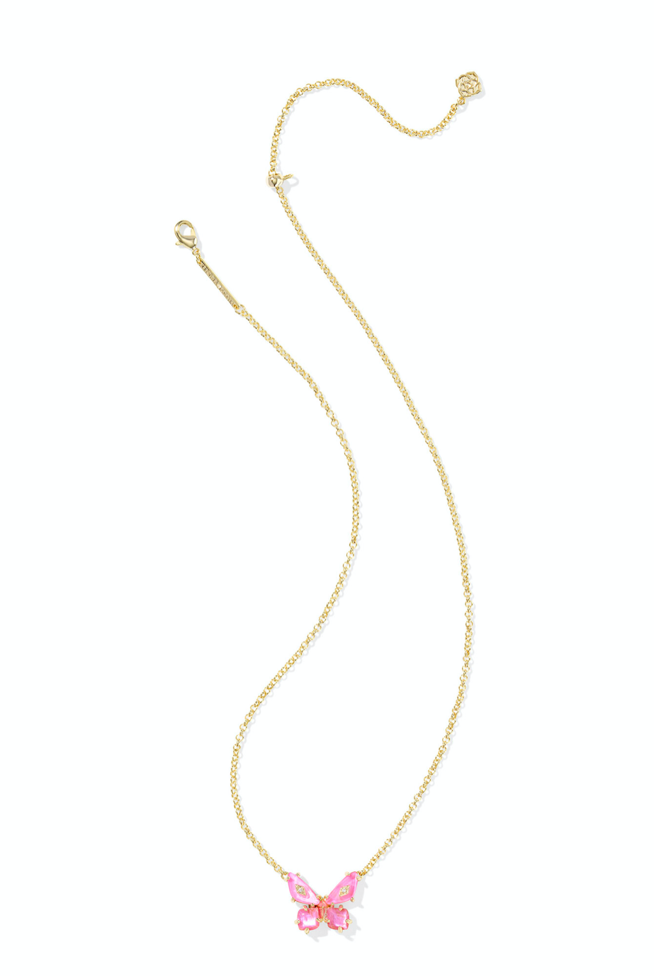 KENDRA SCOTT: Bianca Butterfly Pendant Necklace-Gold Pink Mix-7- Jewelry-Kendra Scott-Usher & Co - Women's Boutique Located in Atoka, OK and Durant, OK