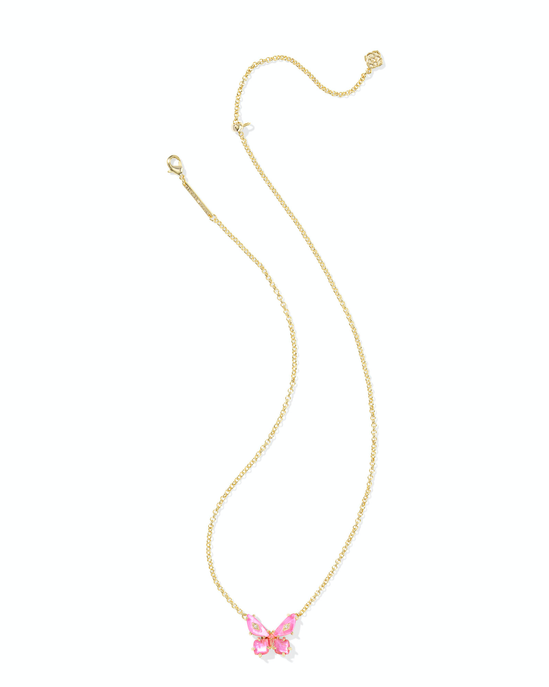KENDRA SCOTT: Bianca Butterfly Pendant Necklace-Gold Pink Mix-7- Jewelry-Kendra Scott-Usher & Co - Women's Boutique Located in Atoka, OK and Durant, OK