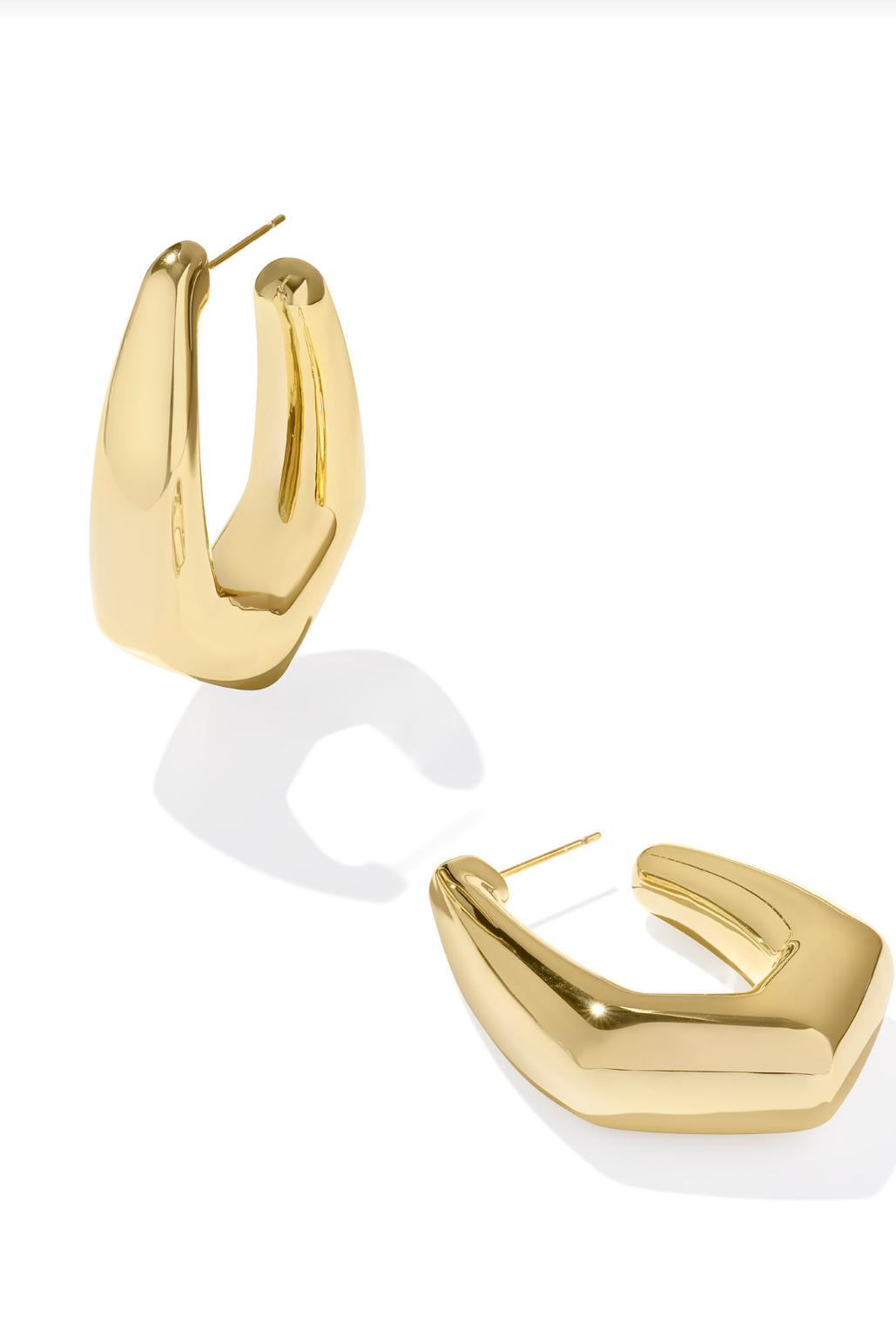 KENDRA SCOTT: Kaia Hoop Earring-Gold Polished-7- Jewelry-Kendra Scott-Usher & Co - Women's Boutique Located in Atoka, OK and Durant, OK