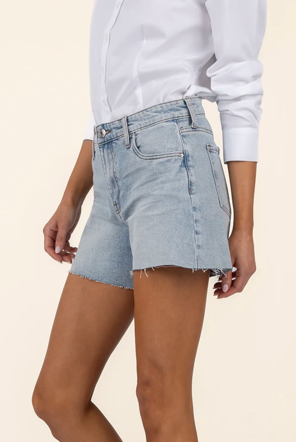 KUT FROM THE KLOTH: Jane Shorts-DeepV-14-DISTRESSED-KUT FROM THE KLOTH-Usher & Co - Women's Boutique Located in Atoka, OK and Durant, OK