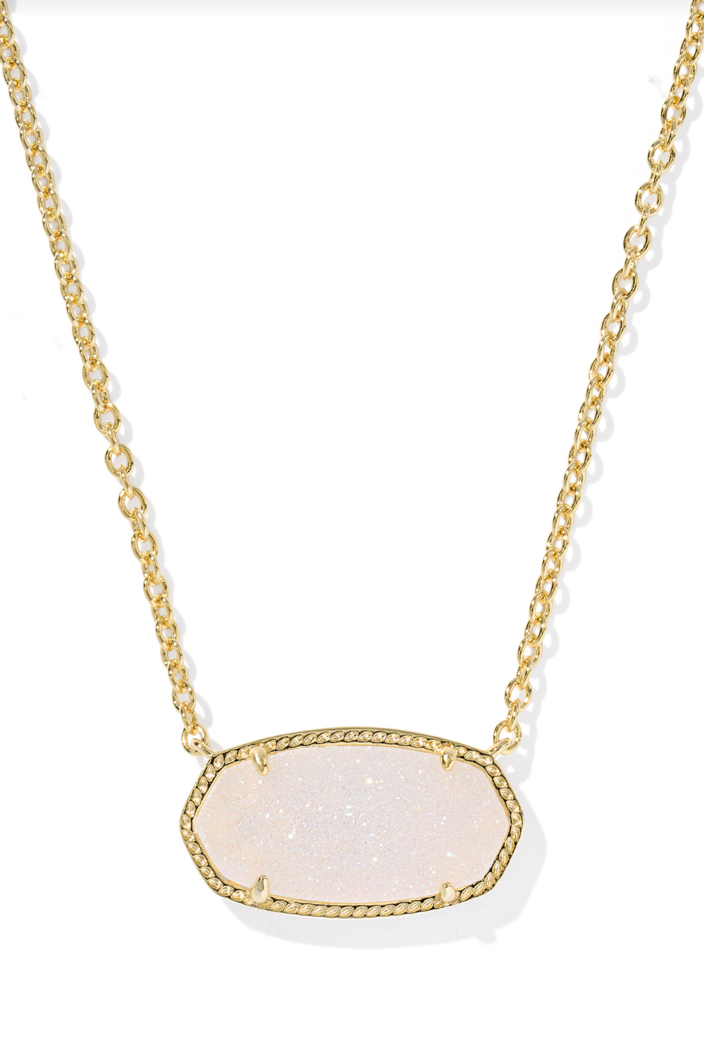 KENDRA SCOTT: Elisa Statement Necklace-Gold Iridescent Drusy-7- Jewelry-Kendra Scott-Usher & Co - Women's Boutique Located in Atoka, OK and Durant, OK