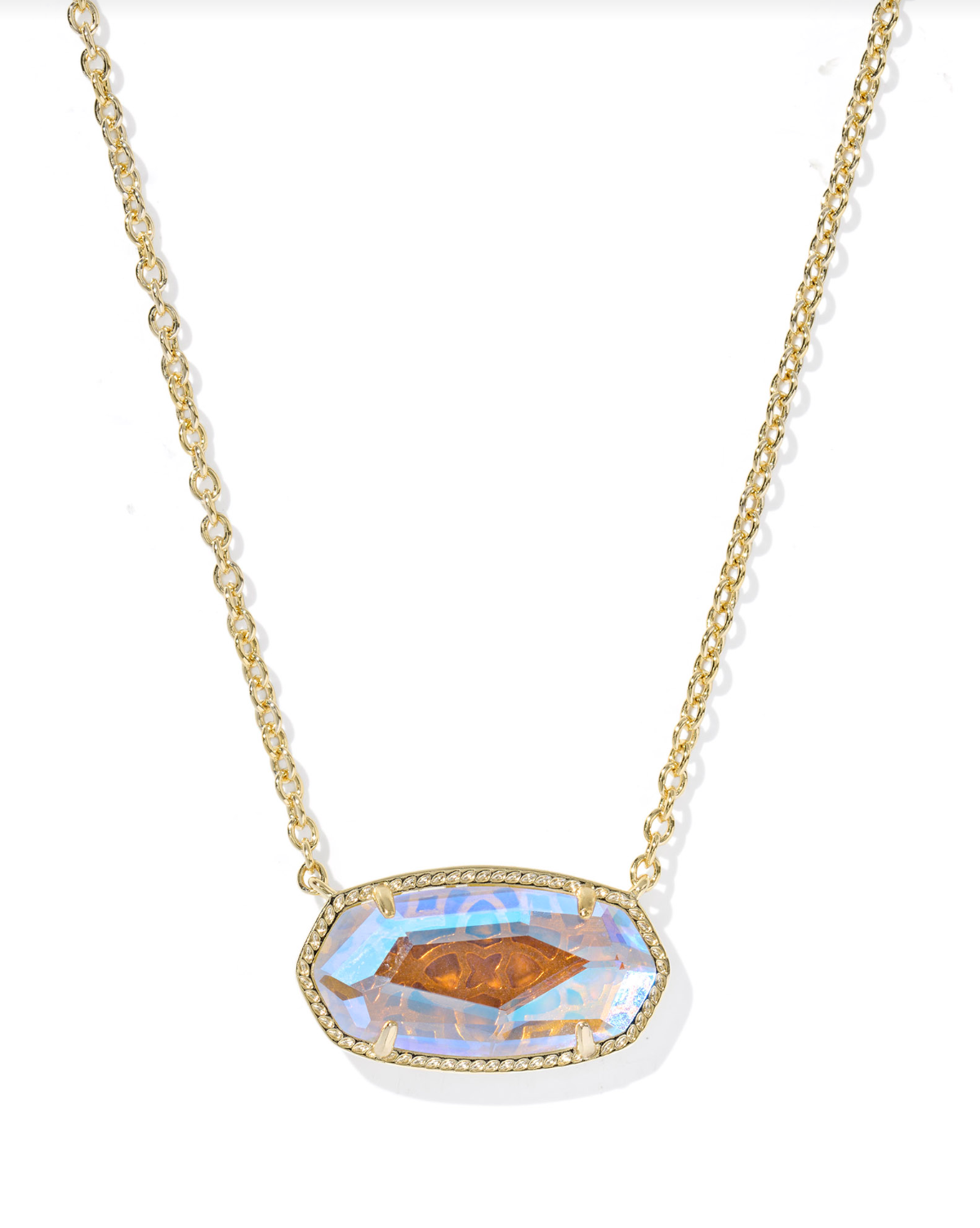 KENDRA SCOTT: Elisa Statement Necklace-Gold Dichroic Glass-7- Jewelry-Kendra Scott-Usher & Co - Women's Boutique Located in Atoka, OK and Durant, OK