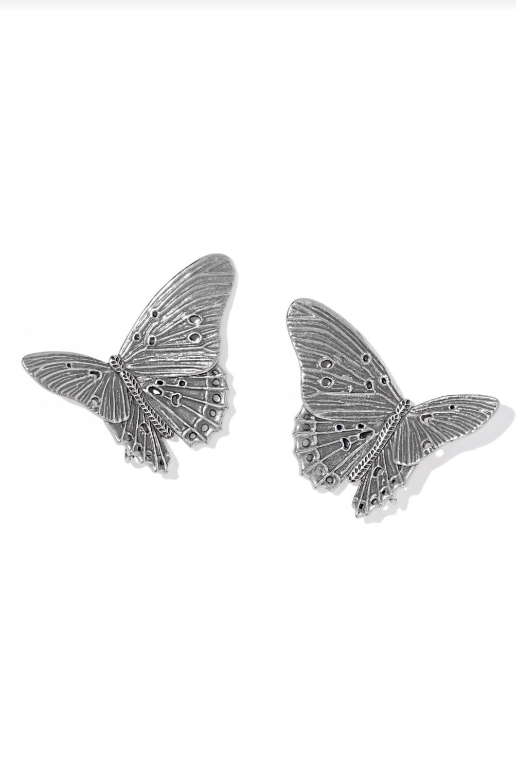 Kendra Scott: Cailey Butterfly Statement Studs-Vintage Silver-7- Jewelry-Kendra Scott-Usher & Co - Women's Boutique Located in Atoka, OK and Durant, OK