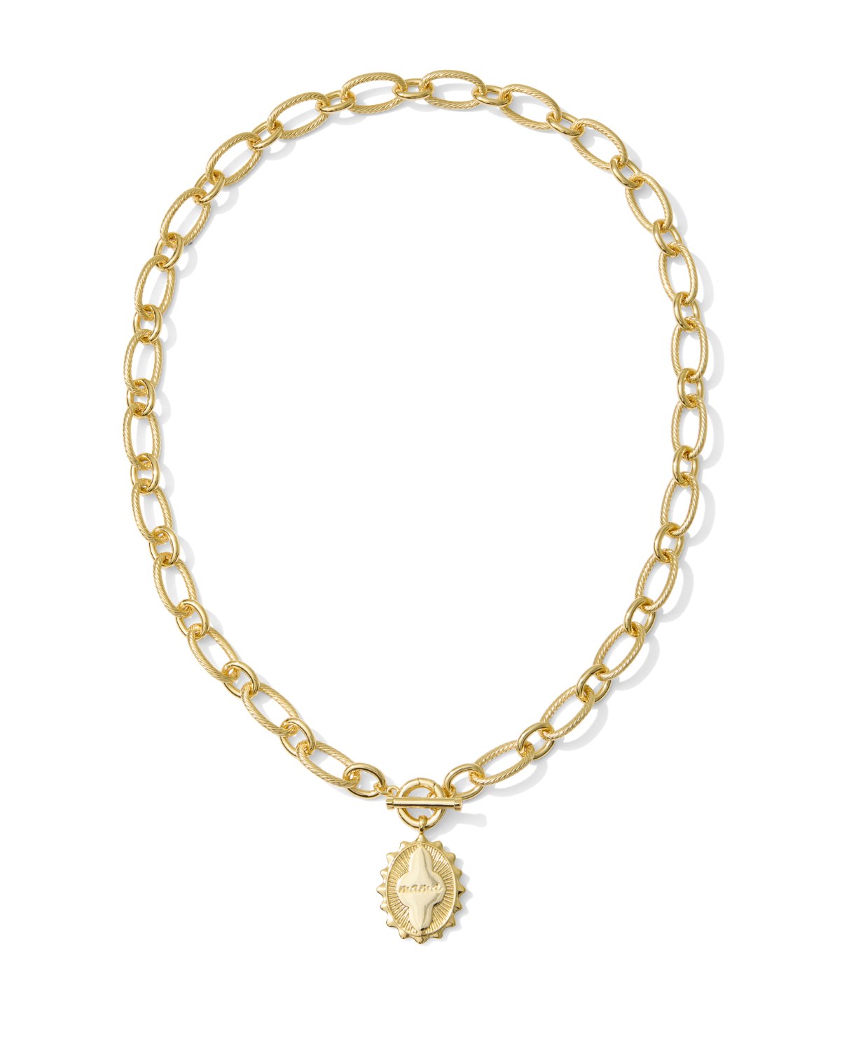 Kendra Scott: Mama Link and Chain Necklace-Gold-7- Jewelry-KENDRA SCOTT-Usher & Co - Women's Boutique Located in Atoka, OK and Durant, OK