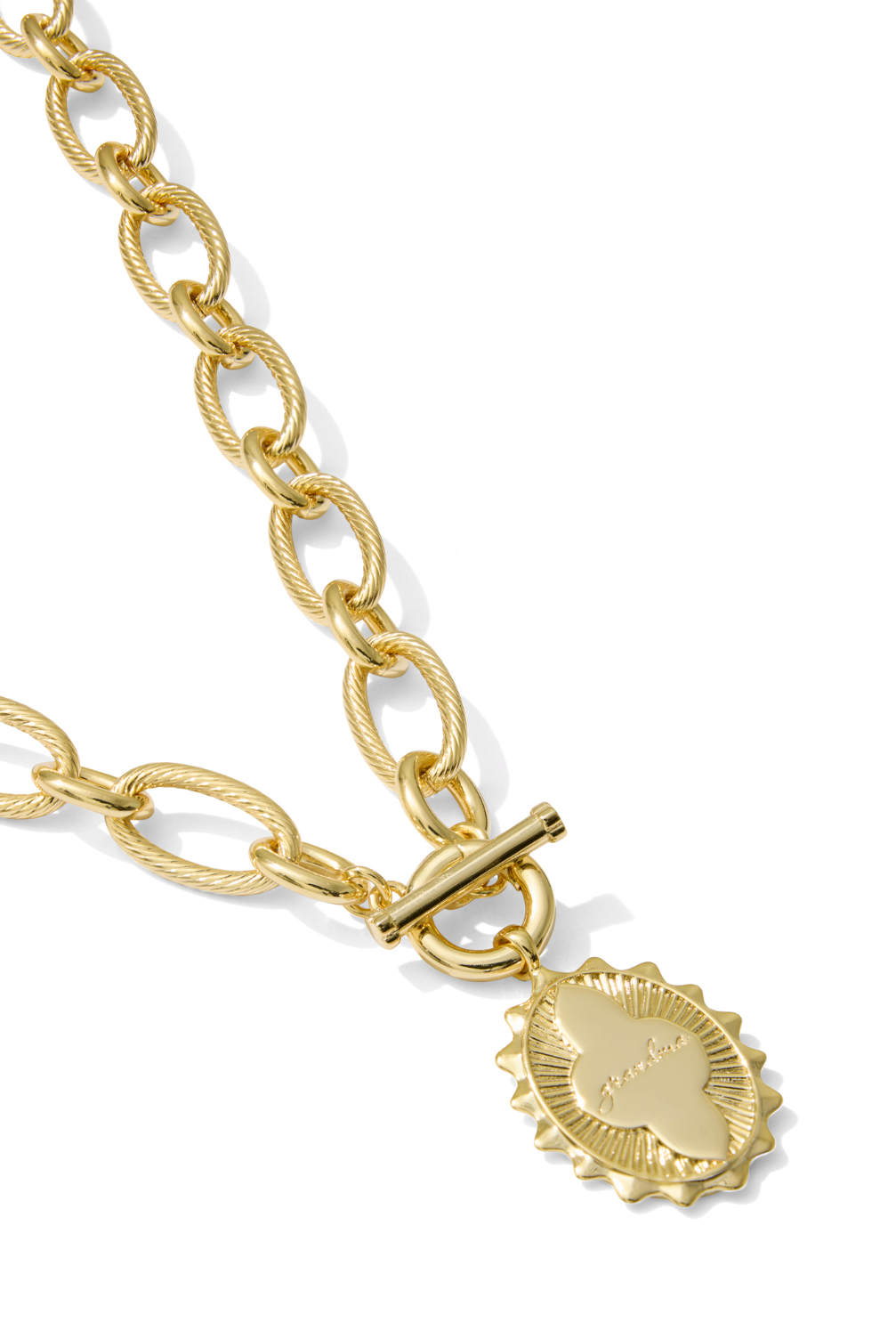 Kendra Scott: Grandma Link And Chain Necklace-Gold-7- Jewelry-Kendra Scott-Usher & Co - Women's Boutique Located in Atoka, OK and Durant, OK