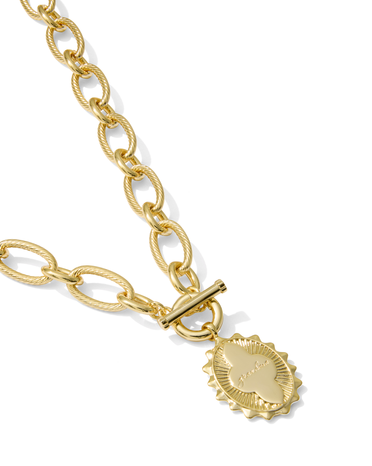 Kendra Scott: Grandma Link And Chain Necklace-Gold-7- Jewelry-Kendra Scott-Usher & Co - Women's Boutique Located in Atoka, OK and Durant, OK
