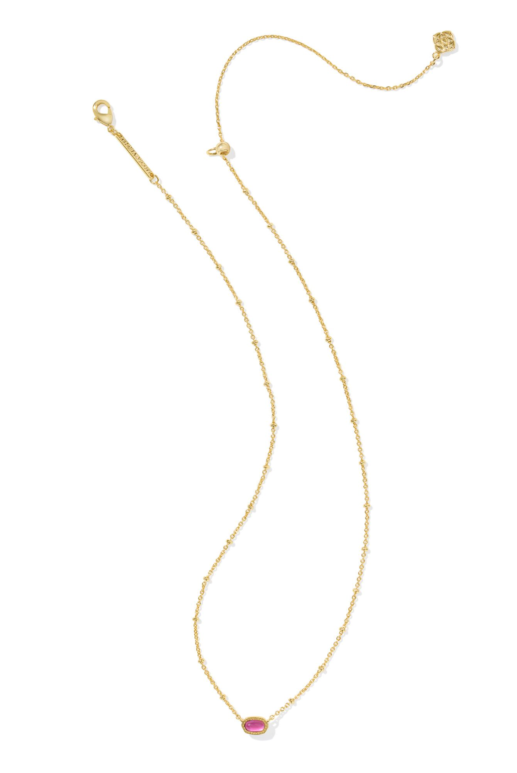 Kendra Scott: Mini Elisa Necklace-Gold Azalea Illusion-7- Jewelry-Kendra Scott-Usher & Co - Women's Boutique Located in Atoka, OK and Durant, OK