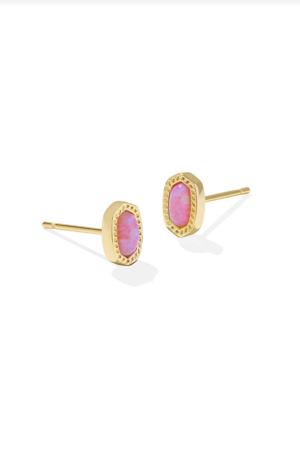 KENDRA SCOTT: Mini Ellie Stud-Gold Carnation Opal-7- Jewelry-Kendra Scott-Usher & Co - Women's Boutique Located in Atoka, OK and Durant, OK