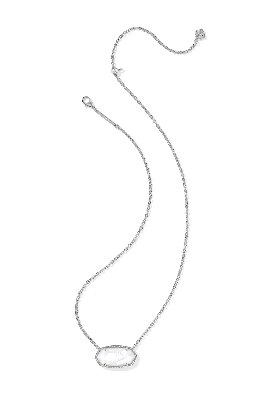 KENDRA SCOTT: Elisa Statement Necklace-Silver Ivory Mother of Pearl-7- Jewelry-Kendra Scott-Usher & Co - Women's Boutique Located in Atoka, OK and Durant, OK