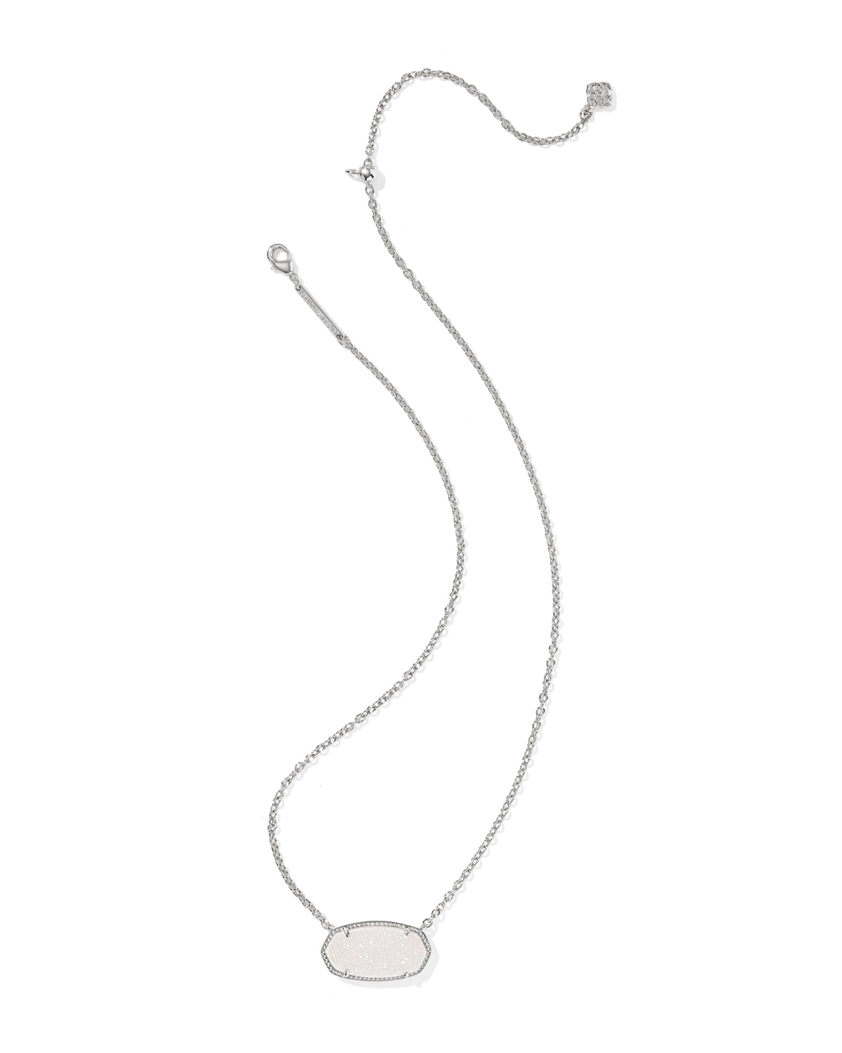 KENDRA SCOTT: Elisa Statement Necklace-Silver Iridescent Drusy-7- Jewelry-Kendra Scott-Usher & Co - Women's Boutique Located in Atoka, OK and Durant, OK