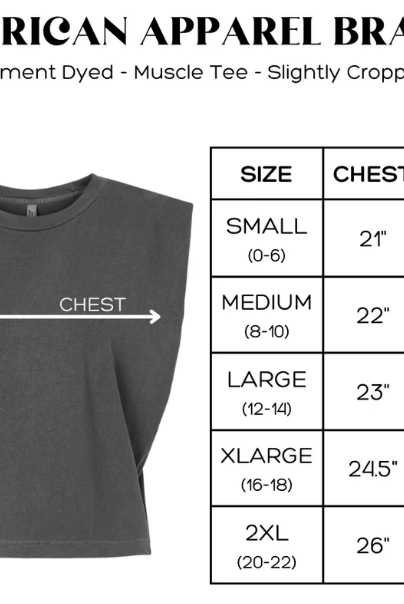 Autumn Enthusiast Muscle Tee-1- Tops-Poppy & Pine-Usher & Co - Women's Boutique Located in Atoka, OK and Durant, OK