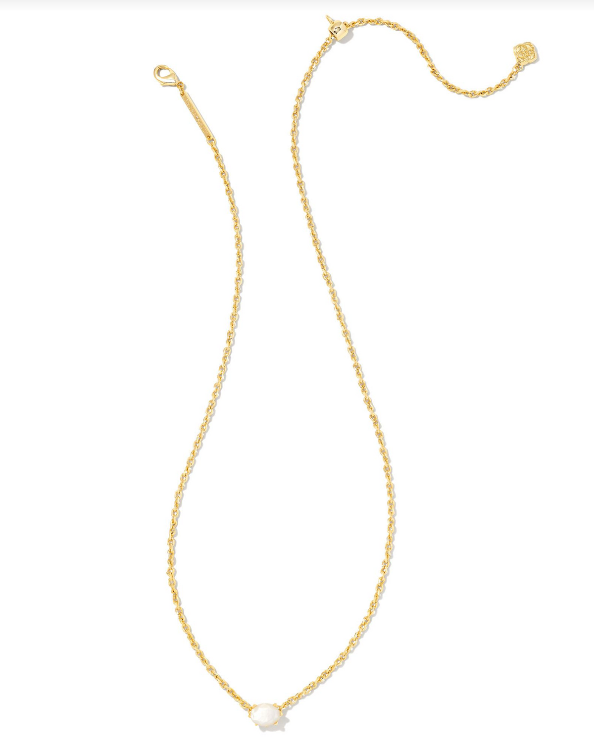 Kendra Scott: Cailin Necklace-Gold White Cz-7- Jewelry-Kendra Scott-Usher & Co - Women's Boutique Located in Atoka, OK and Durant, OK