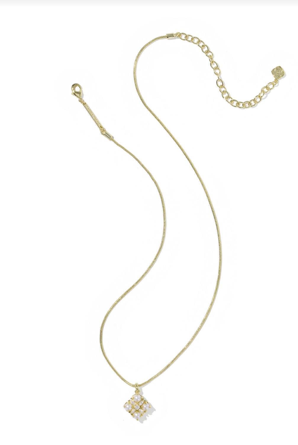 Kendra Scott: Dira Pearl Necklace-Gold-7- Jewelry-Kendra Scott-Usher & Co - Women's Boutique Located in Atoka, OK and Durant, OK