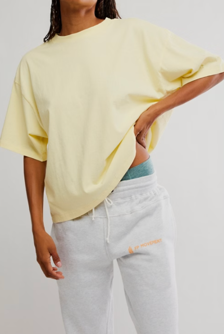 FP Movement: Tackle Tee-Sunlit-1- Tops-Free People Movement-Usher & Co - Women's Boutique Located in Atoka, OK and Durant, OK