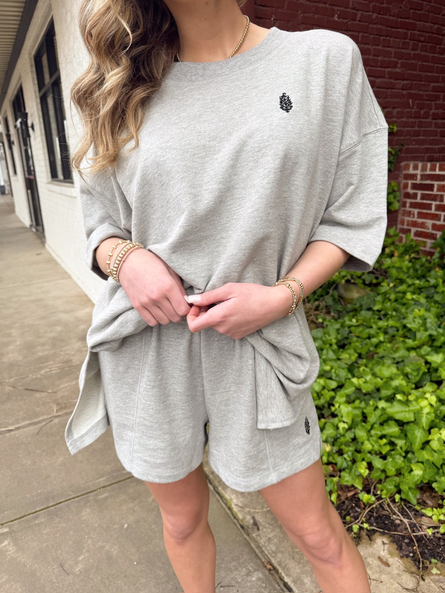 FP Movement: Back Me Up Set-Heather Gray-3- Sets/Lounge-Free People Movement-Usher & Co - Women's Boutique Located in Atoka, OK and Durant, OK