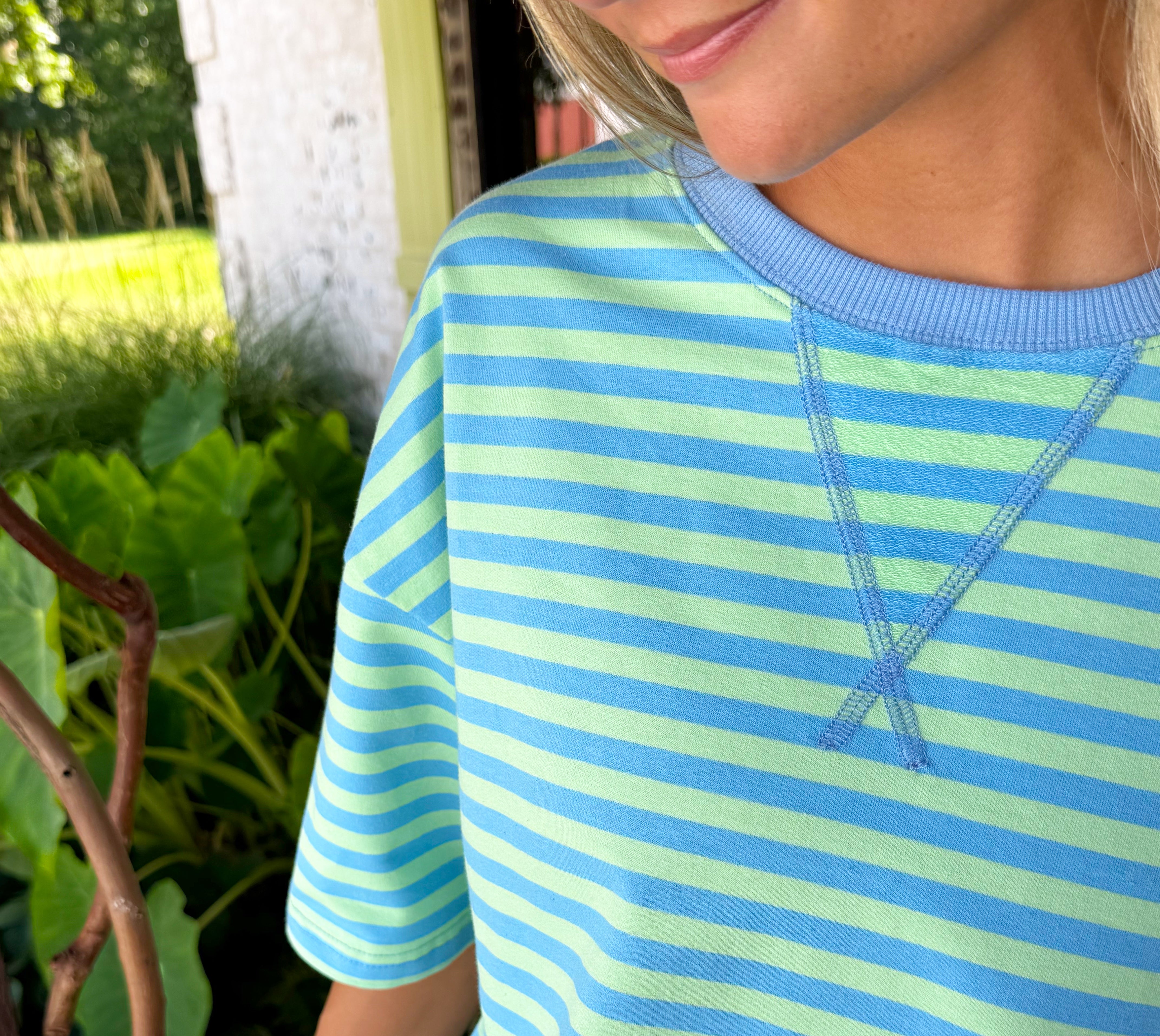 Milou Striped Set-3- Sets/Lounge-Aapparella-Usher & Co - Women's Boutique Located in Atoka, OK and Durant, OK
