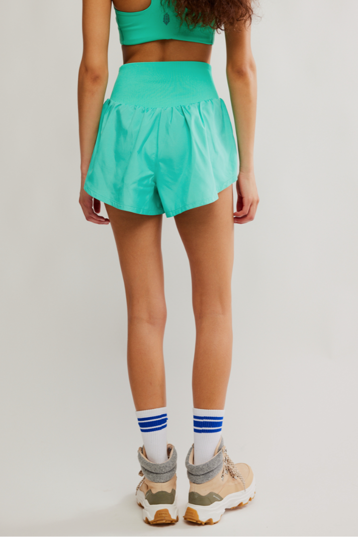 FP Movement: Carpe Diem Short-Seafoam-4- Bottoms-Free People Movement-Usher & Co - Women's Boutique Located in Atoka, OK and Durant, OK