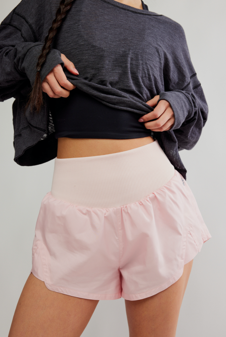 FP Movement: Carpe Diem Short-Rosewater-4- Bottoms-Free People Movement-Usher & Co - Women's Boutique Located in Atoka, OK and Durant, OK