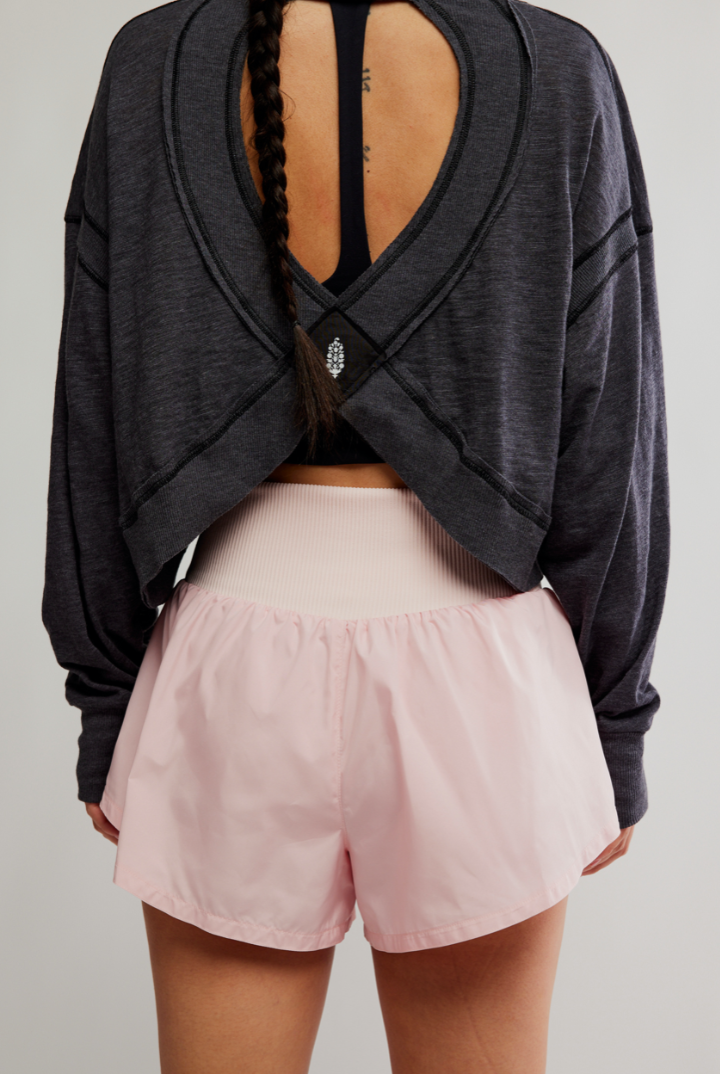 FP Movement: Carpe Diem Short-Rosewater-4- Bottoms-Free People Movement-Usher & Co - Women's Boutique Located in Atoka, OK and Durant, OK