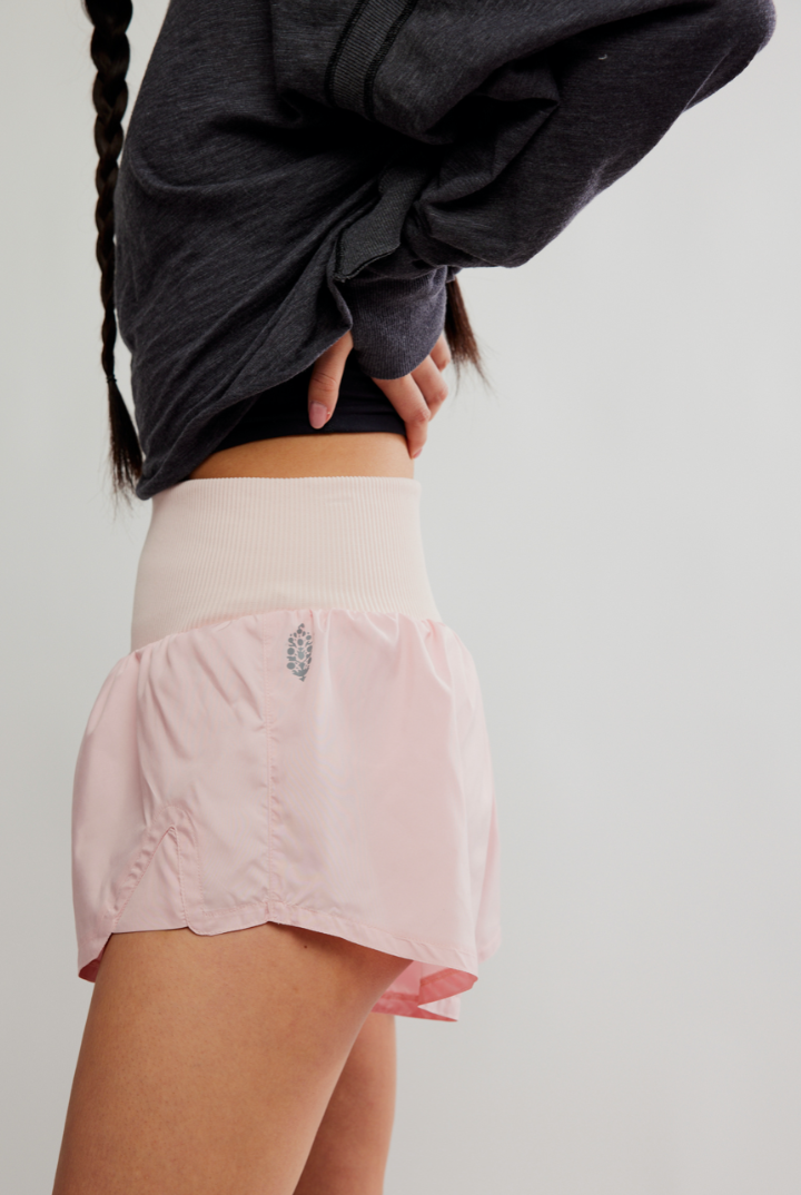 FP Movement: Carpe Diem Short-Rosewater-4- Bottoms-Free People Movement-Usher & Co - Women's Boutique Located in Atoka, OK and Durant, OK