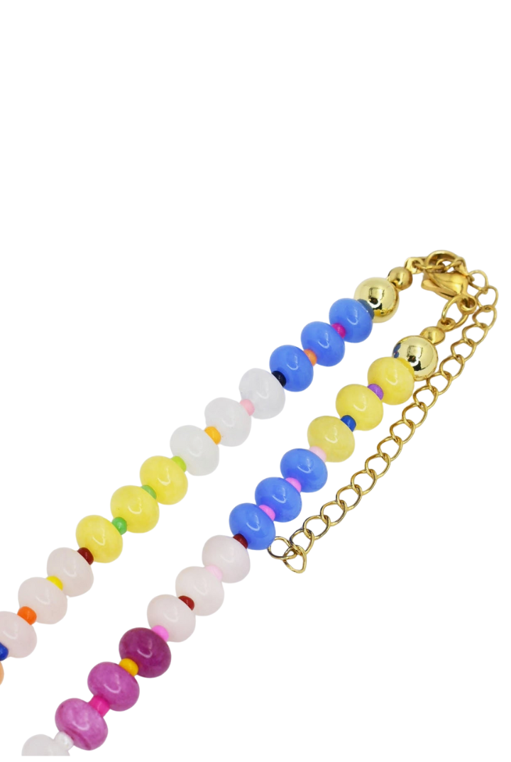 No.57 Gemstone Necklace-7- Jewelry-Treasure Jewels-Usher & Co - Women's Boutique Located in Atoka, OK and Durant, OK