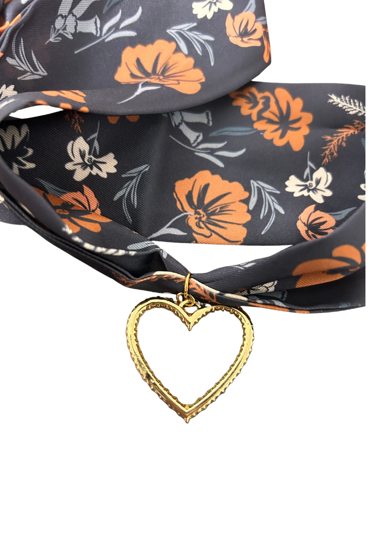 Elle Pearl Open Heart Scarf Necklace-8- Accessory-VIRTUE-Usher & Co - Women's Boutique Located in Atoka, OK and Durant, OK