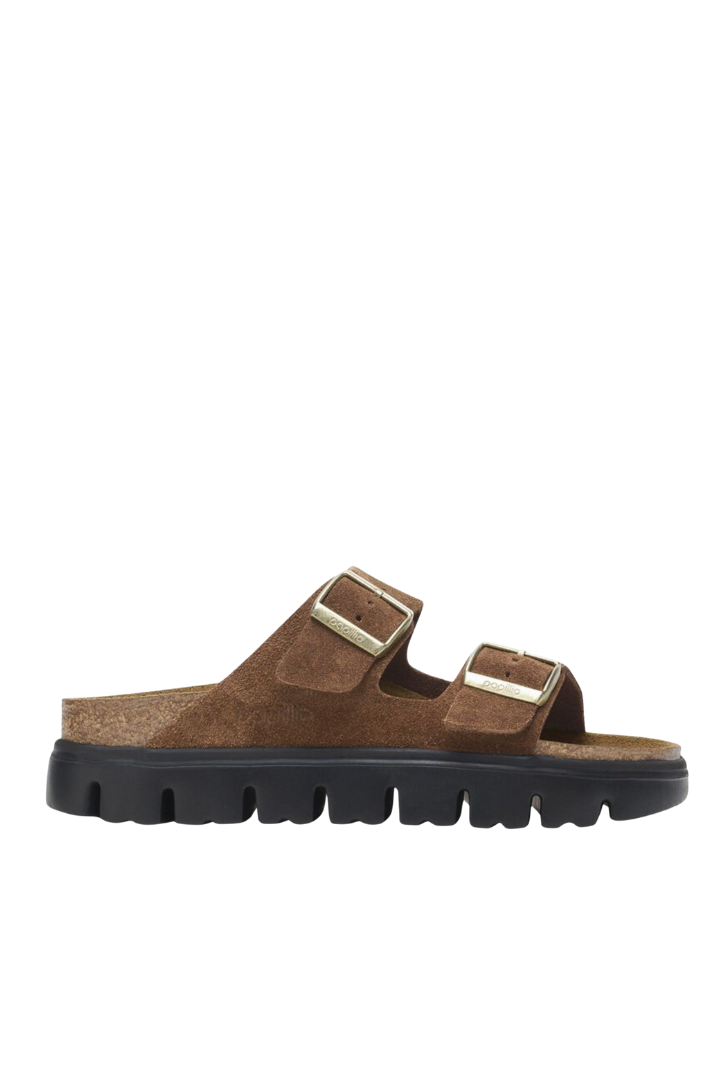 Birkenstock: Arizona Chunky Suede-Dark Tea-9- Shoes-BIRKENSTOCK-Usher & Co - Women's Boutique Located in Atoka, OK and Durant, OK