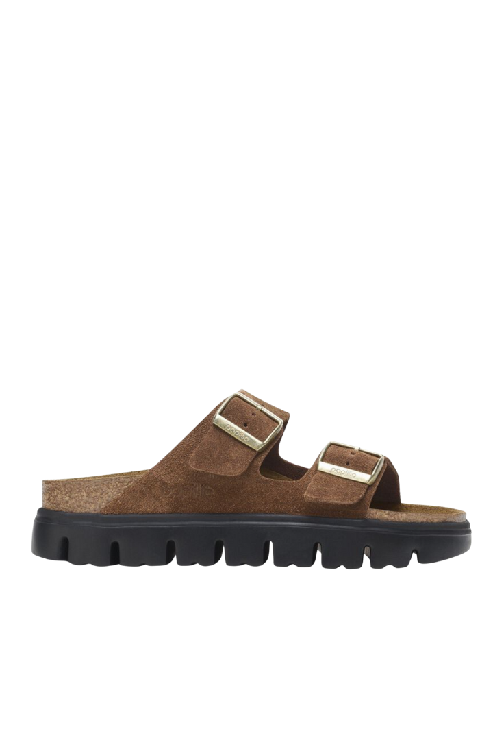 Birkenstock: Arizona Chunky Suede-Dark Tea-9- Shoes-BIRKENSTOCK-Usher & Co - Women's Boutique Located in Atoka, OK and Durant, OK