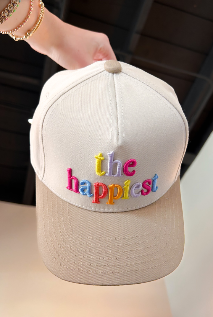The Happiest Trucker Hat-8- Accessory-The Happiest-Usher & Co - Women's Boutique Located in Atoka, OK and Durant, OK