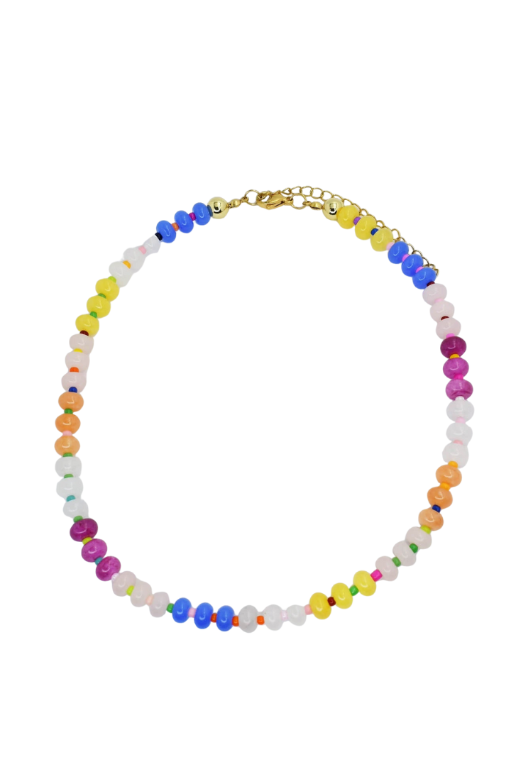 No.57 Gemstone Necklace-7- Jewelry-Treasure Jewels-Usher & Co - Women's Boutique Located in Atoka, OK and Durant, OK