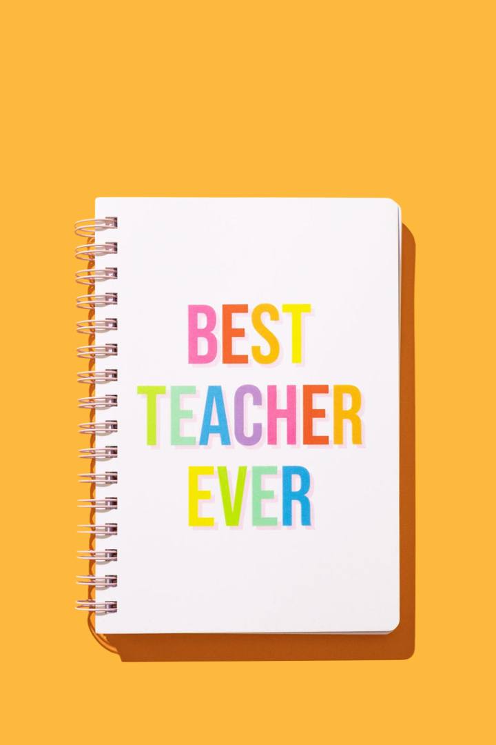 Best Teacher Ever Spiral Notebook-11- Gift/Home-Taylor Elliot-Usher & Co - Women's Boutique Located in Atoka, OK and Durant, OK