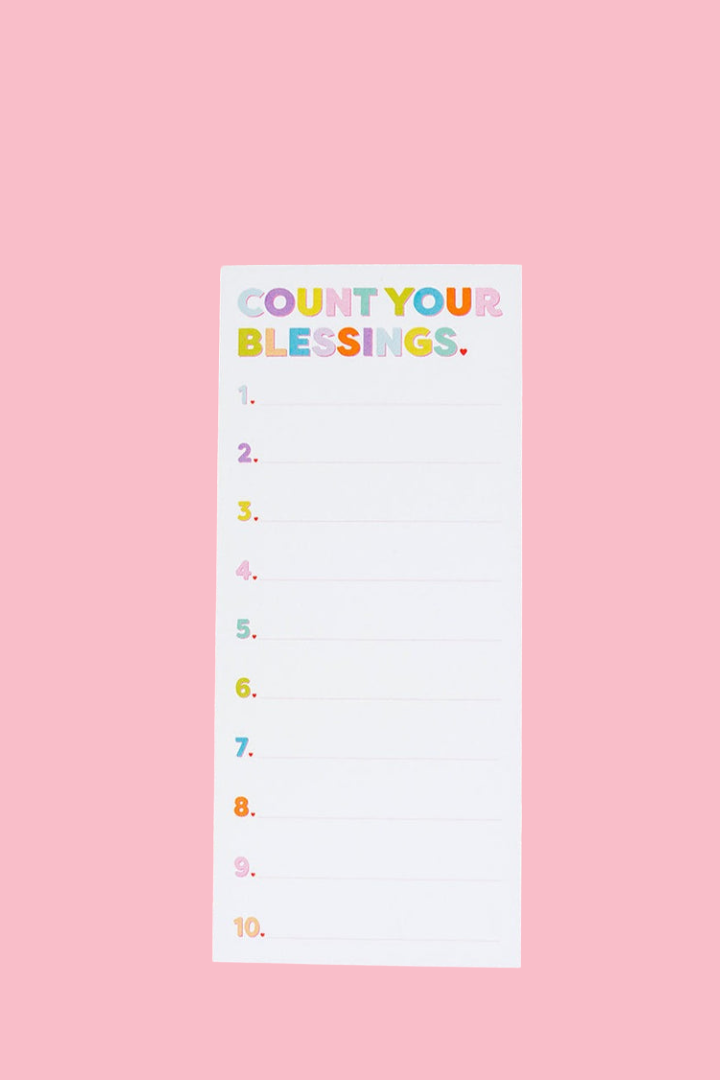Blessings List Pad-11- Gift/Home-Taylor Elliot-Usher & Co - Women's Boutique Located in Atoka, OK and Durant, OK