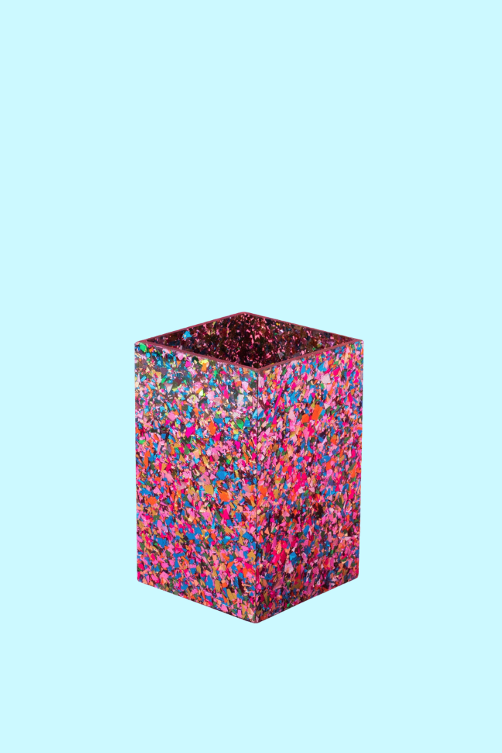 Colorful Confetti Pen Cup-11- Gift/Home-Taylor Elliot-Usher & Co - Women's Boutique Located in Atoka, OK and Durant, OK