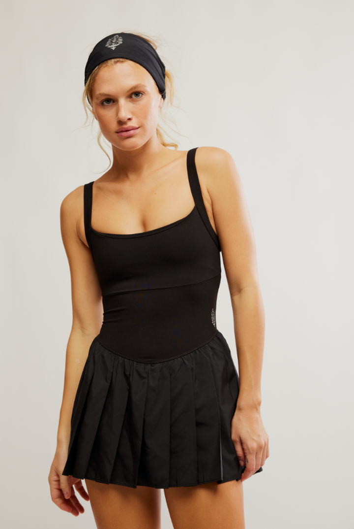 FP Movement: Swing Of Things Dress-Black-6- Dress/Romp/Jump-Free People Movement-Usher & Co - Women's Boutique Located in Atoka, OK and Durant, OK