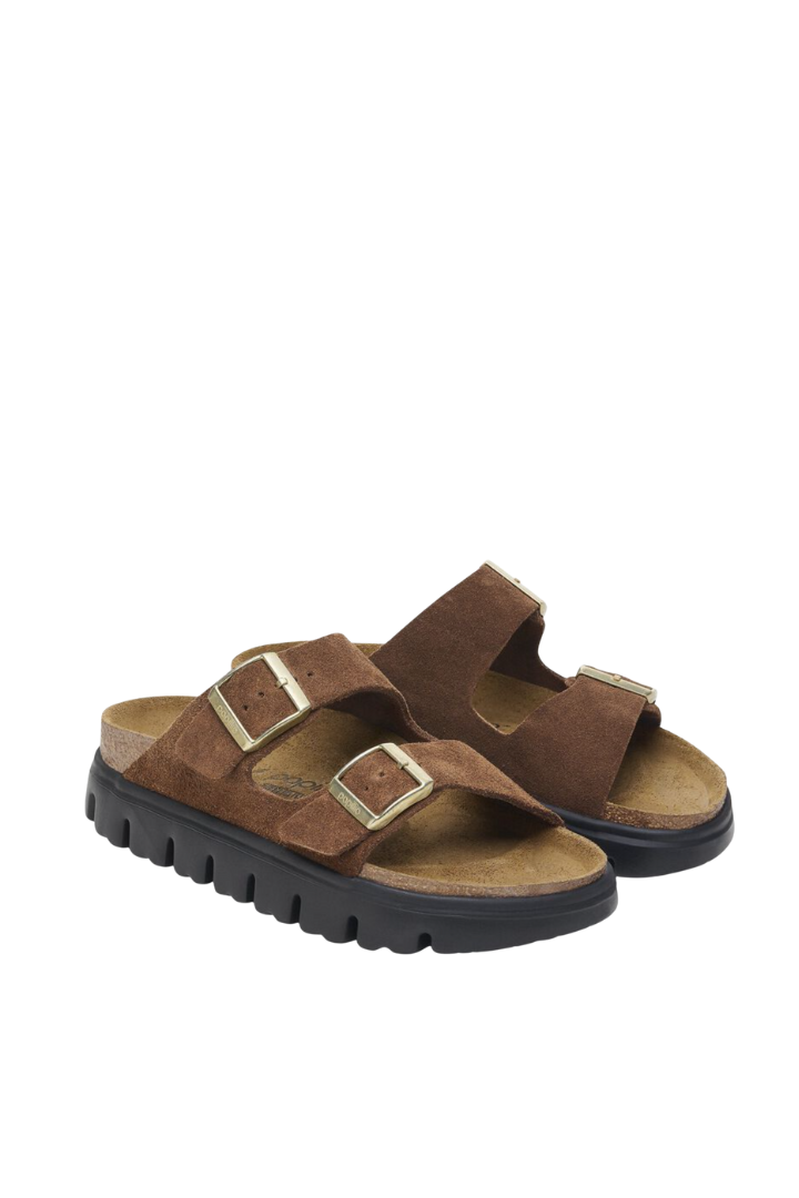Birkenstock: Arizona Chunky Suede-Dark Tea-9- Shoes-BIRKENSTOCK-Usher & Co - Women's Boutique Located in Atoka, OK and Durant, OK