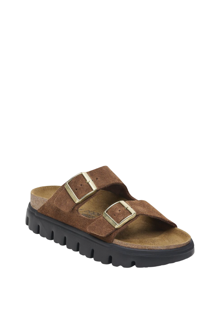 Birkenstock: Arizona Chunky Suede-Dark Tea-9- Shoes-BIRKENSTOCK-Usher & Co - Women's Boutique Located in Atoka, OK and Durant, OK