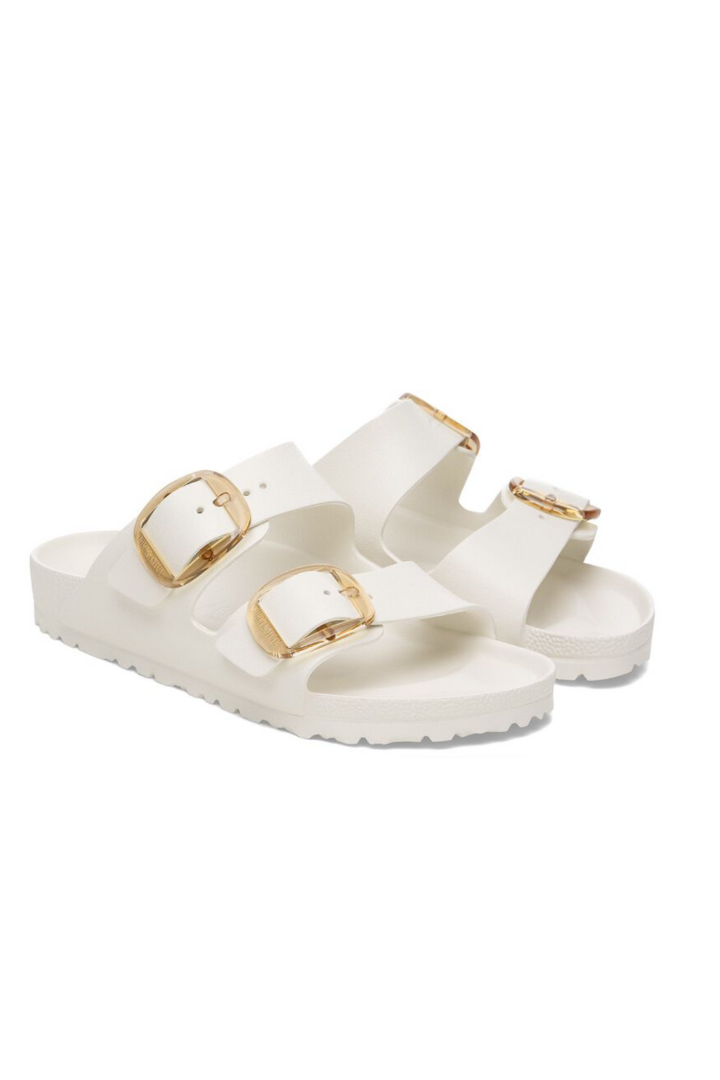 Birkenstock: Arizona Big Buckle Eva-Eggshell-9- Shoes-BIRKENSTOCK-Usher & Co - Women's Boutique Located in Atoka, OK and Durant, OK