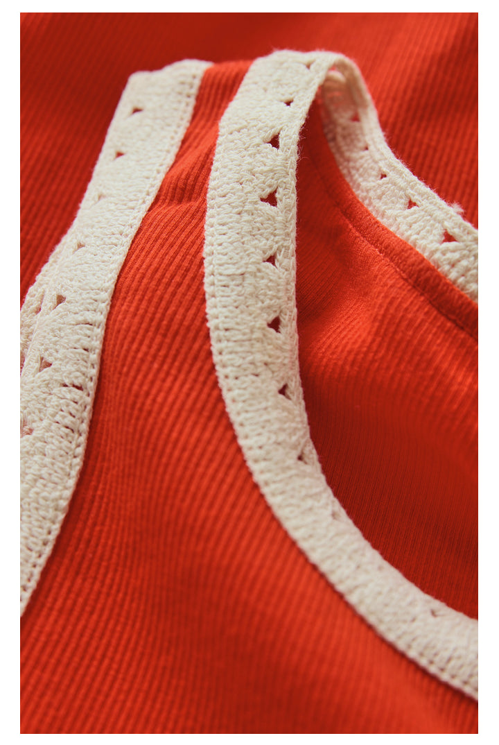 Z Supply: Clarke Rib Tank - Lychee-1- Tops-Z Supply-Usher & Co - Women's Boutique Located in Atoka, OK and Durant, OK
