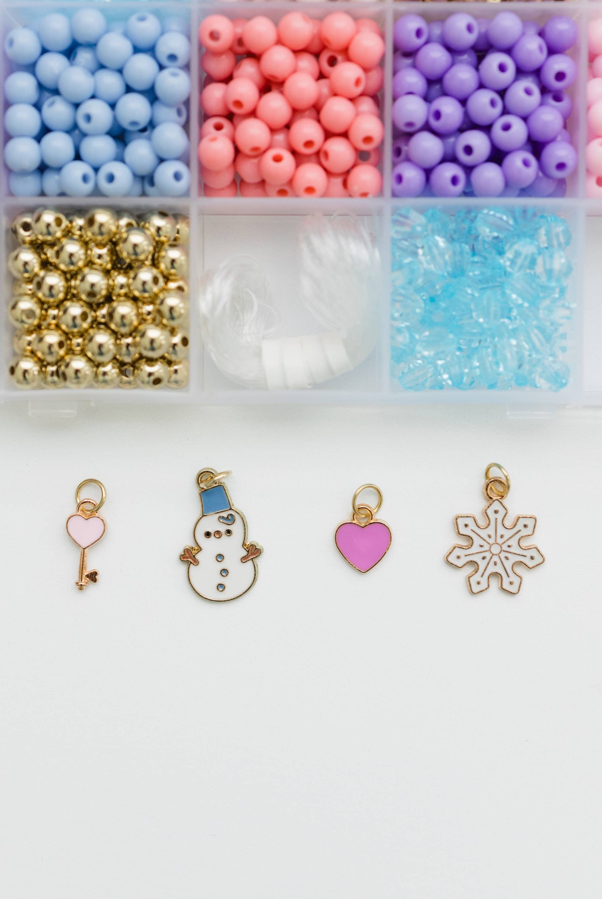 Winter Wonderland Stretchy Bracelet Kit -11- Gift/Home-Stacked Sweetly-Usher & Co - Women's Boutique Located in Atoka, OK and Durant, OK