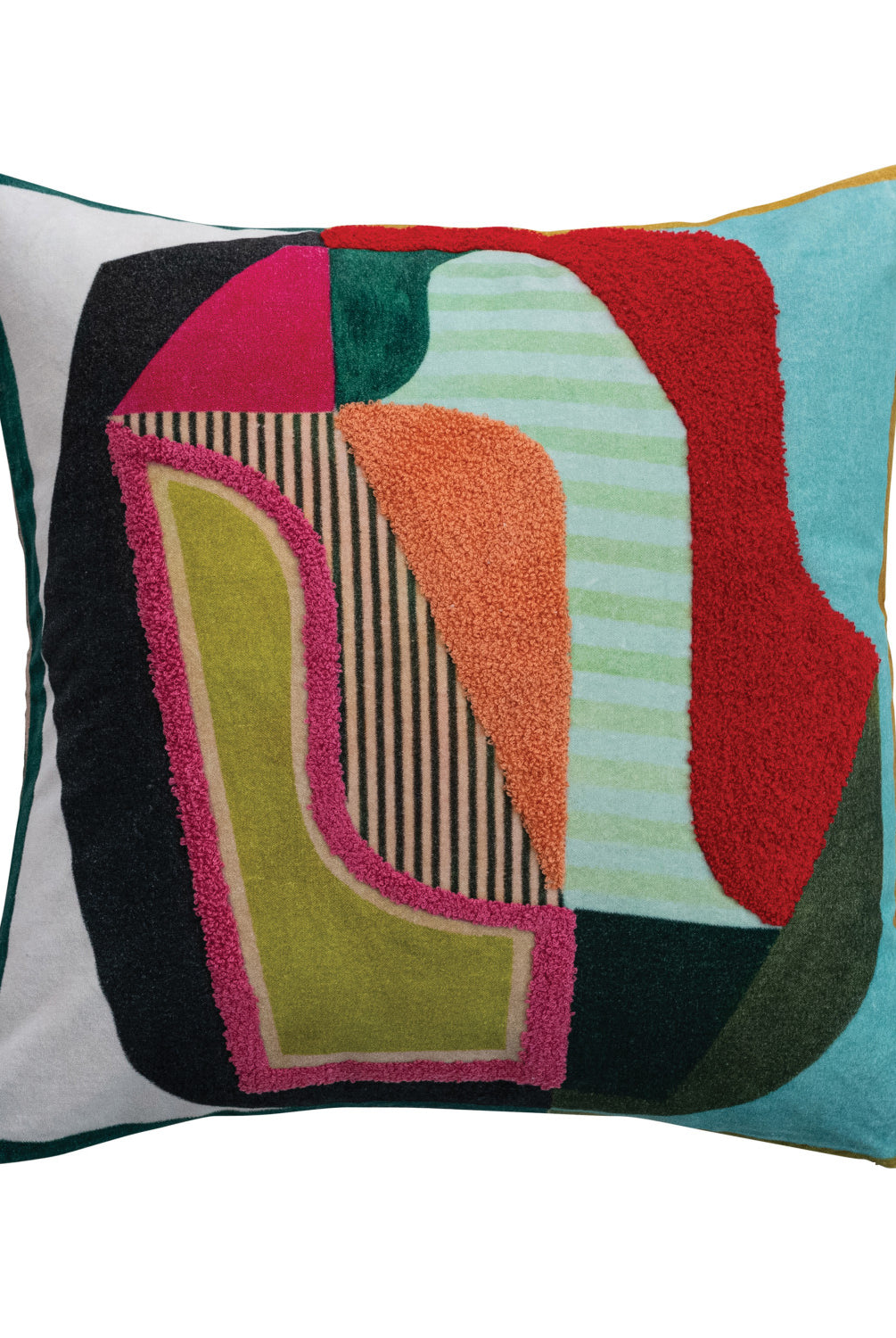 Velvet Abstract Pillow-11- Gift/Home-BLOOMINGVILLE-Usher & Co - Women's Boutique Located in Atoka, OK and Durant, OK