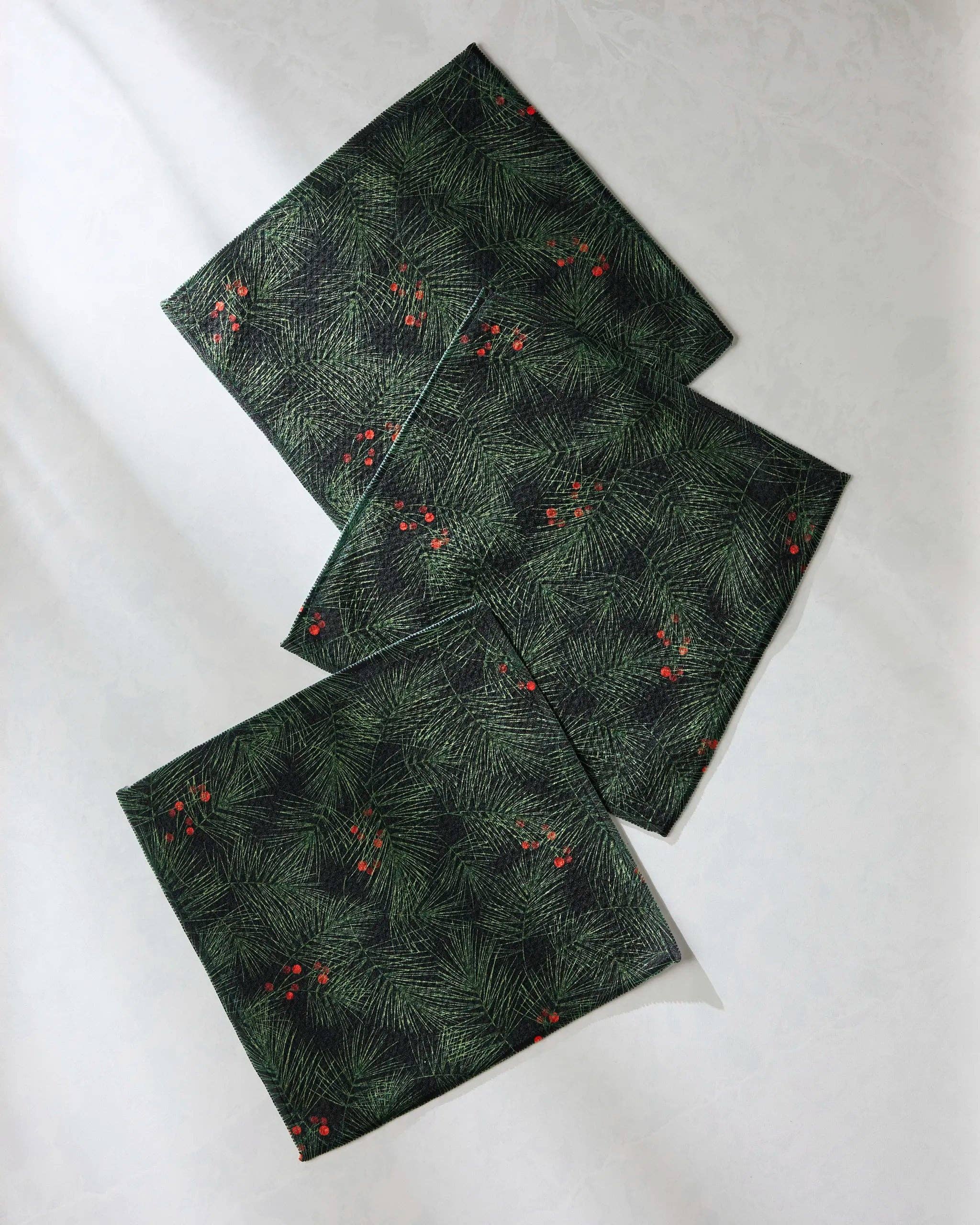 GEOMETRY: Evergreen Pine Dishcloth Set-11- Gift/Home-Geometry-Usher & Co - Women's Boutique Located in Atoka, OK and Durant, OK
