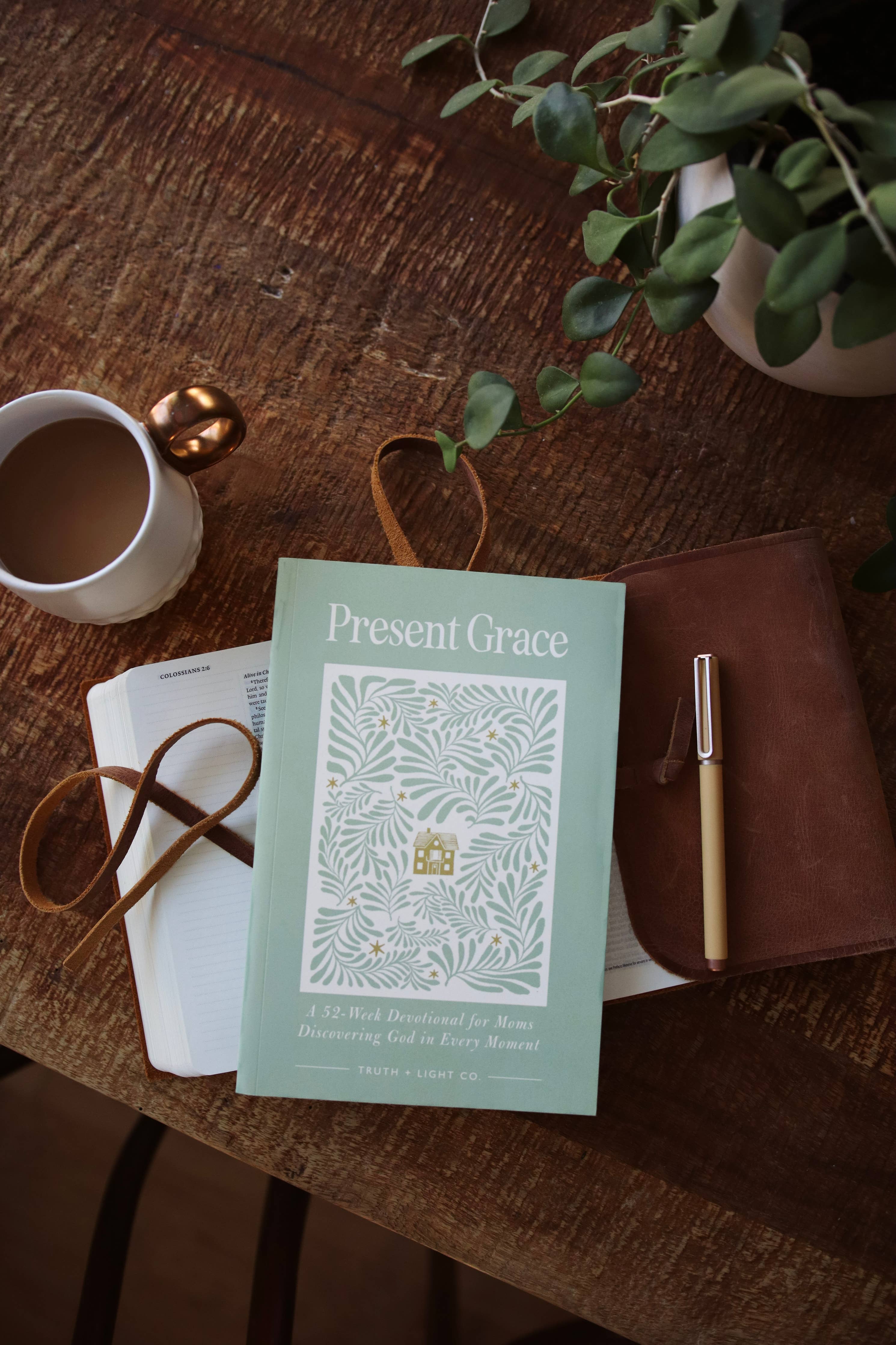 Present Grace: A 52-Week Devotional for Moms (Gift Book)-11- Gift/Home-Truth and Light-Usher & Co - Women's Boutique Located in Atoka, OK and Durant, OK