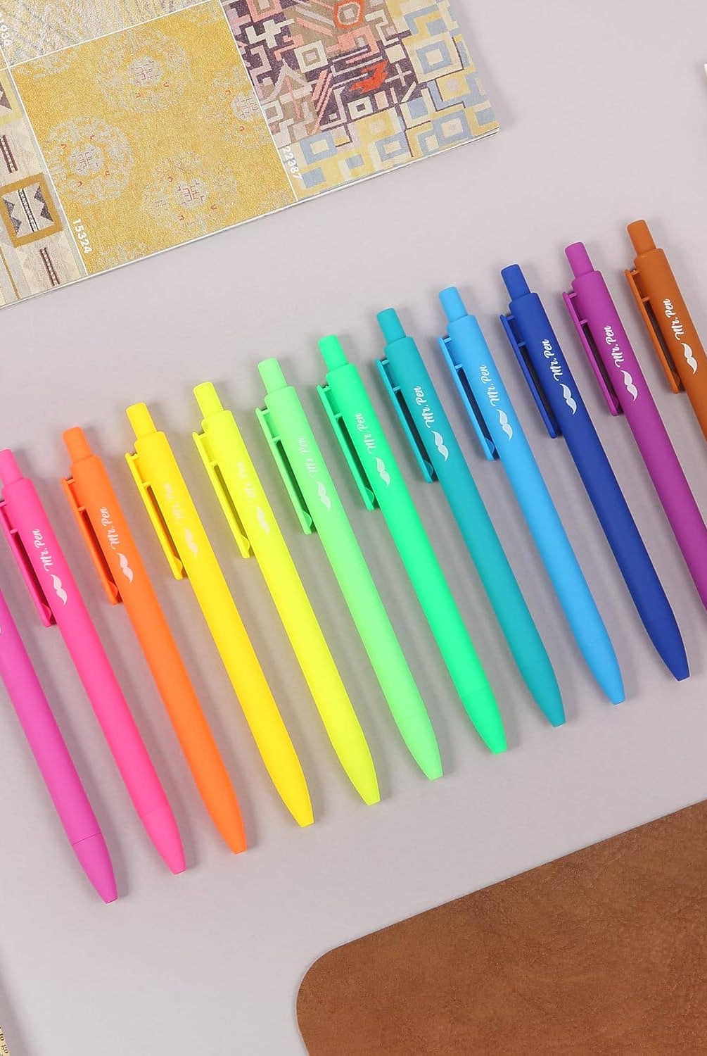 Cute 12-Pack Retractable Gel Pens with Colored Ink-11- Gift/Home-Mr. Pen-Usher & Co - Women's Boutique Located in Atoka, OK and Durant, OK