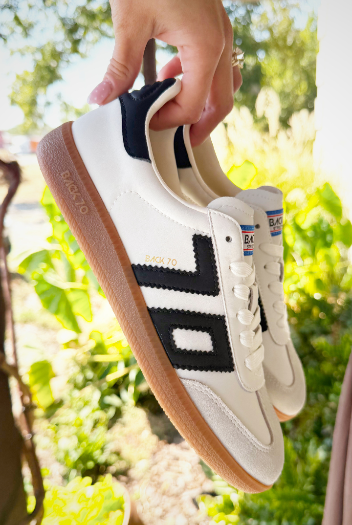 Back 70: Cloud-White Black-9- Shoes-BACK 70-Usher & Co - Women's Boutique Located in Atoka, OK and Durant, OK
