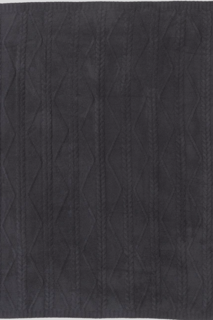 Barefoot Dreams: Fisherman Cable Throw-Dark Moss-11- Gift/Home-Barefoot Dreams-Usher & Co - Women's Boutique Located in Atoka, OK and Durant, OK